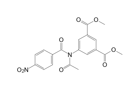 5-(N-acetyl-p-nitrobenzamido)isophthalic acid, dimethyl ester