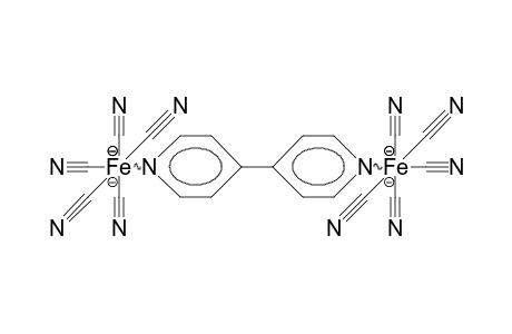 4,4'-Bis(pyridine-pentacyano-iron-adduct)