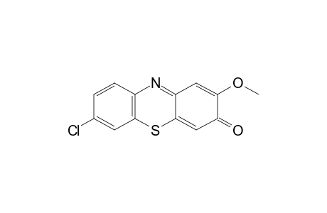 7-CHLORO-2-METHOXY-3H-PHENOTHIAZIN-3-ONE