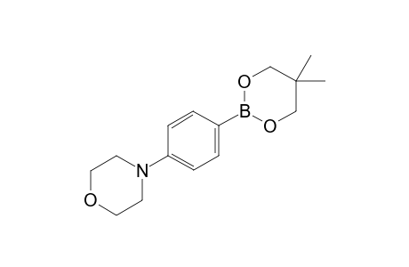 4-(4-(5,5-Dimethyl-1,3,2-dioxaborinan-2-yl)phenyl)morpholine