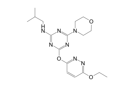1,3,5-triazin-2-amine, 4-[(6-ethoxy-3-pyridazinyl)oxy]-N-(2-methylpropyl)-6-(4-morpholinyl)-