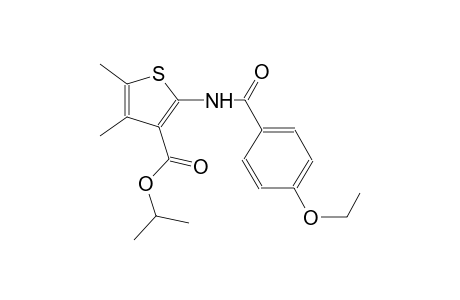 isopropyl 2-[(4-ethoxybenzoyl)amino]-4,5-dimethyl-3-thiophenecarboxylate
