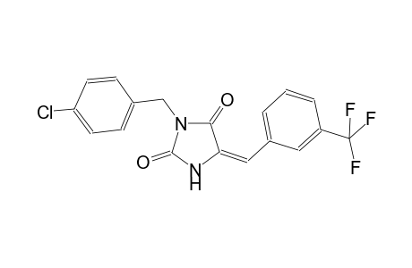 (5E)-3-(4-chlorobenzyl)-5-[3-(trifluoromethyl)benzylidene]-2,4-imidazolidinedione