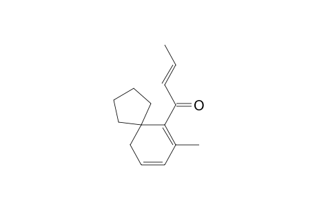 (E)-1-(7-methylspiro[4.5]dec-6,8-diene-6-yl)but-2-en-1-one