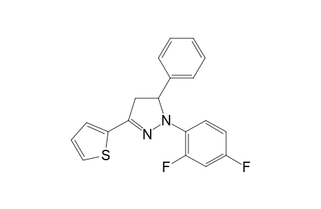 1-(2,4-difluorophenyl)-5-phenyl-3-(2-thienyl)-2-pyrazoline