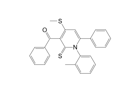 [1-(2-methylphenyl)-4-(methylsulfanyl)-6-phenyl-2-thioxo-1,2-dihydro-3-pyridinyl](phenyl)methanone