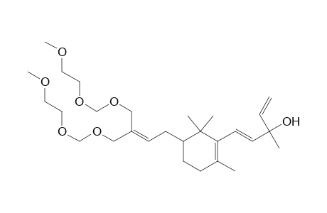 1,4-Pentadien-3-ol, 1-[5-[4-[(2-methoxyethoxy)methoxy]-3-[[(2-methoxyethoxy)methoxy]methyl]-2-butenyl]-2,6,6-trimethyl-1-cyclohexen-1-yl]-3-methyl-