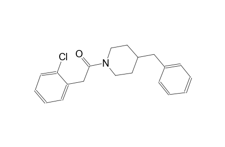 4-benzyl-1-[(2-chlorophenyl)acetyl]piperidine