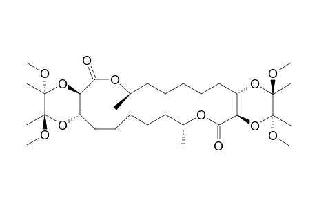 (2R,3R,4aR,7R,12aS,14R,15R,16aR,19R,24aS)-2,3,14,15-tetramethoxy-2,3,7,14,15,19-hexamethyloctadecahydrobis([1,4]dioxino)[2,3-c:2',3'-m][1,11]dioxacycloicosine-5,17(4aH,7H)-dione