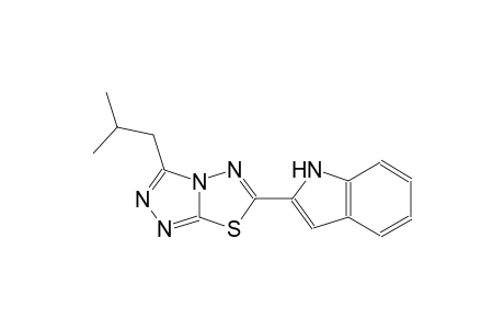 1H-indole, 2-[3-(2-methylpropyl)[1,2,4]triazolo[3,4-b][1,3,4]thiadiazol-6-yl]-