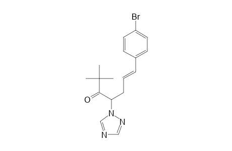 6-Hepten-3-one, 7-(4-bromophenyl)-2,2-dimethyl-4-(1H-1,2,4-triazol-1-yl)-