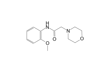 N-(2-methoxyphenyl)-2-(4-morpholinyl)acetamide
