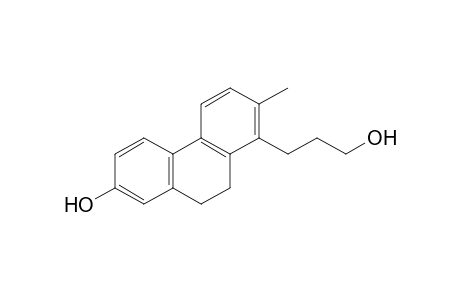2-Hydroxy-7-methyl-8-[3-hydroxy-propyl]-9,10-dihydrophenanthrene