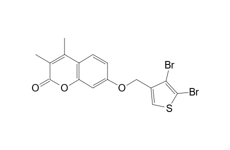 2H-1-Benzopyran-2-one, 7-[(4,5-dibromo-3-thienyl)methoxy]-3,4-dimethyl-