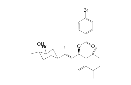 Rogioldiol C p-bromobenzoate