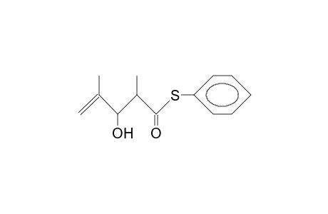 3(RS)-Hydroxy-2(RS),4-dimethyl-1-oxo-1-thiophenyl-4-pentene