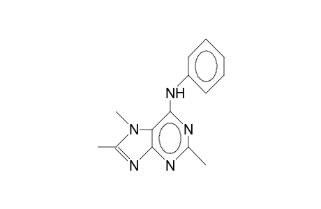 N-Phenyl-2,7,8-trimethyl-7H-purin-6-amine