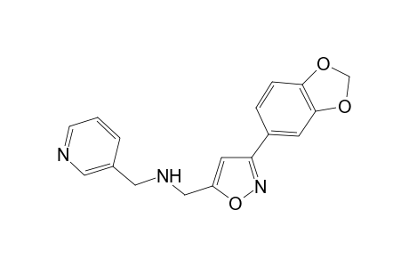 3-Pyridinemethanamine, N-[[3-(1,3-benzodioxol-5-yl)-5-isoxazolyl]methyl]-
