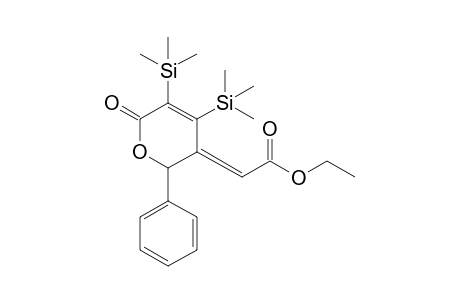 2,3-Bis(trimethylsilyl)-5-phenyl-4-(ethoxycarbonylmethylene)-6-oxacyclohex-2-en-1-one