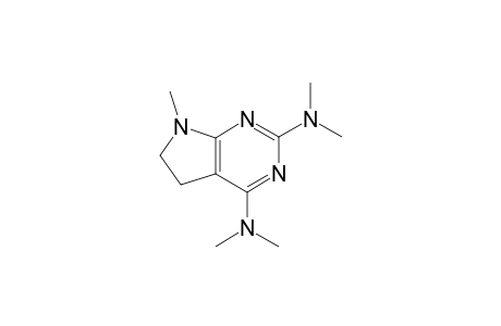 1-Methyl-4,6-bis(dimethylamino)-2,3-dihydropyrrolo[2,3-b]pyrimidine