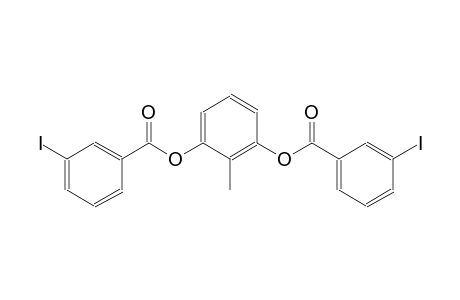 benzoic acid, 3-iodo-, 3-[(3-iodobenzoyl)oxy]-2-methylphenyl ester