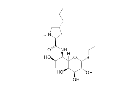 D-erythro-.alpha.-D-galacto-Octopyranoside, ethyl 6,8-dideoxy-6-[[(1-methyl-4-propyl-2-pyrrolidinyl)carbonyl]amino]-1-thio-, (2S-trans)-