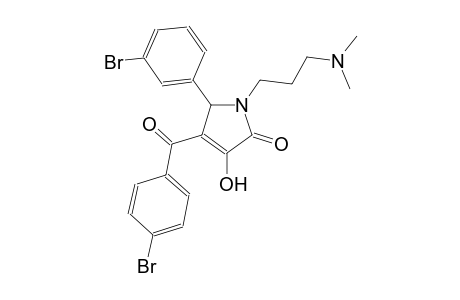 4-(4-bromobenzoyl)-5-(3-bromophenyl)-1-[3-(dimethylamino)propyl]-3-hydroxy-1,5-dihydro-2H-pyrrol-2-one