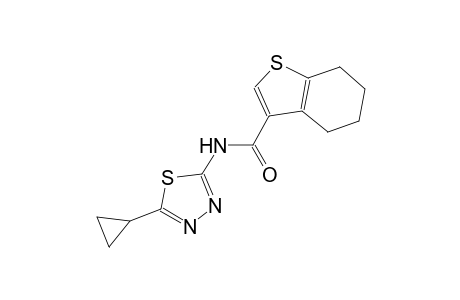 N-(5-cyclopropyl-1,3,4-thiadiazol-2-yl)-4,5,6,7-tetrahydro-1-benzothiophene-3-carboxamide