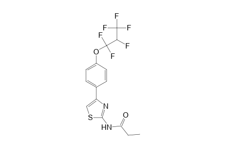 Propanamide, N-[4-[4-(1,1,2,3,3,3-hexafluoropropoxy)phenyl]-2-thiazolyl]-