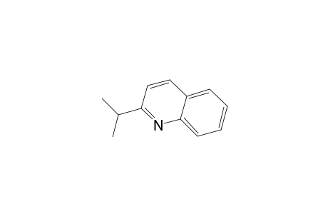 Quinoline, 2-(1-methylethyl)-