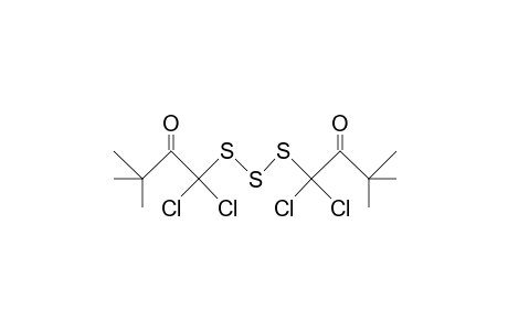 Bis(1,1-dichloro-3,3-dimethyl-2-oxo-butyl)-trisulfane