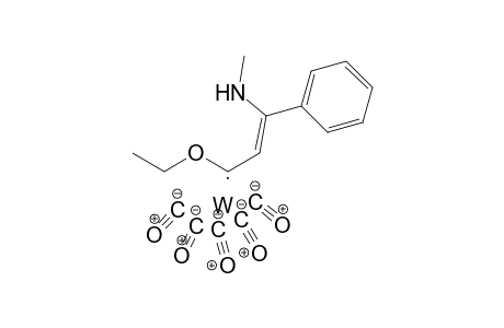 Pentacarbonyl[1-ethoxy-3-(methylamino)-3-phenyl-(Z)-2-propenyliden]wolframium