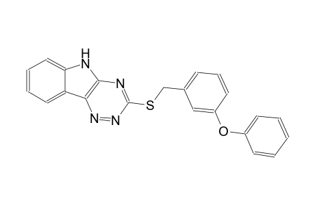 phenyl 3-[(5H-[1,2,4]triazino[5,6-b]indol-3-ylsulfanyl)methyl]phenyl ether
