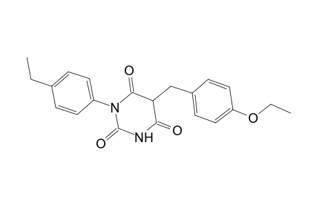 5-(4-Ethoxy-benzyl)-1-(4-ethyl-phenyl)-pyrimidine-2,4,6(1H,3H,5H)-trione