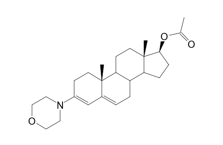 Androsta-3,5-dien-17-ol, 3-(4-morpholinyl)-, acetate (ester), (17.beta.)-