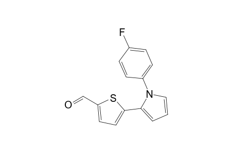 5-[1-(4-fluorophenyl)-2-pyrrolyl]-2-thiophenecarboxaldehyde