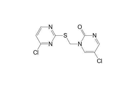 2(1H)-Pyrimidinone, 5-chloro-1-[[(4-chloro-2-pyrimidinyl)thio]methyl]-