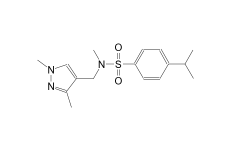 benzenesulfonamide, N-[(1,3-dimethyl-1H-pyrazol-4-yl)methyl]-N-methyl-4-(1-methylethyl)-
