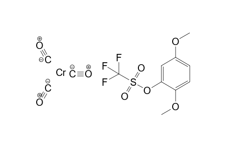 Tricarbonyl[.lambda.6-(2,5-dimethoxyphenyl triflate)]chromium(0)