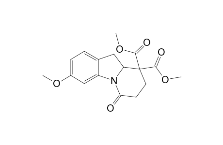 Dimethyl 3-methoxy-6-oxo-7,8,9a,10-tetrahydropyrido[1,2-a]indole-9,9(6H)-dicarboxylate
