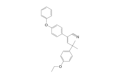4-(4-Ethoxy-phenyl)-4-methyl-2-(4-phenoxy-phenyl)-pent-2-enenitrile