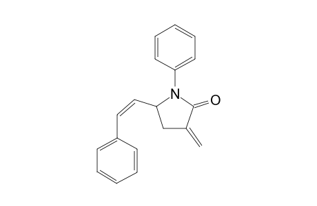 (Z)-3-Methylene-1-phenyl-5-(2-phenyl-1-ethenyl)-2-pyrrolodinone