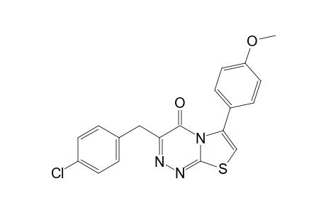 3-(4-chlorobenzyl)-6-(4-methoxyphenyl)-4H-[1,3]thiazolo[2,3-c][1,2,4]triazin-4-one