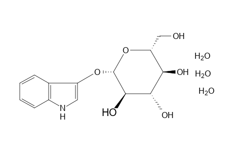 3-[(beta-D-GLUCOPYRANOSYL)OXY]INDOLE, TRIHYDRATE