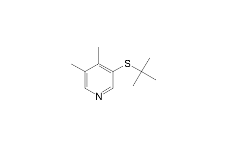3,4-Lutidine, 5-(tert-butylthio)-