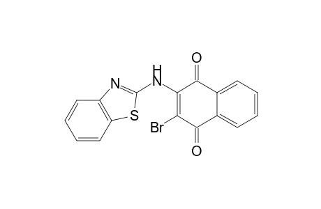 2-(Benzo[d]thiazol-2-ylamino)-3-bromonaphthalene-1,4-dione