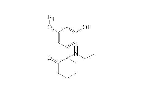 Methoxetamine-M (O-demethyl-HO- glucuronide) isomer-1