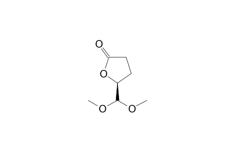 (5S)-5-(dimethoxymethyl)-2-oxolanone