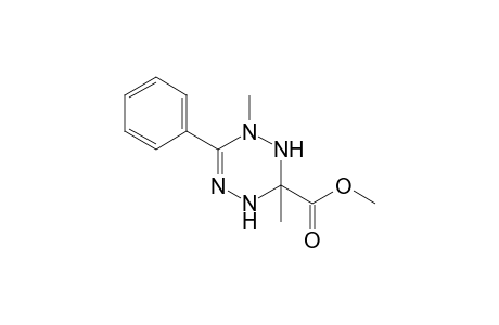 3-(Methoxycarbonyl)-6-phenyl-1,2,3,4-tetrahydro-1,3-dimethyll-1,2,4,5-tetrazine