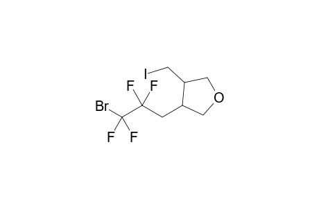 3-(3-bromo-2,2,3,3-tetrafluoro-propyl)-4-(iodomethyl)tetrahydrofuran